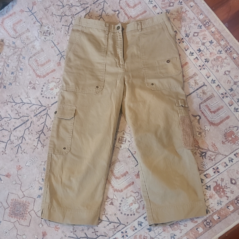 Lauren Ralph Lauren Khaki Cotton Pants